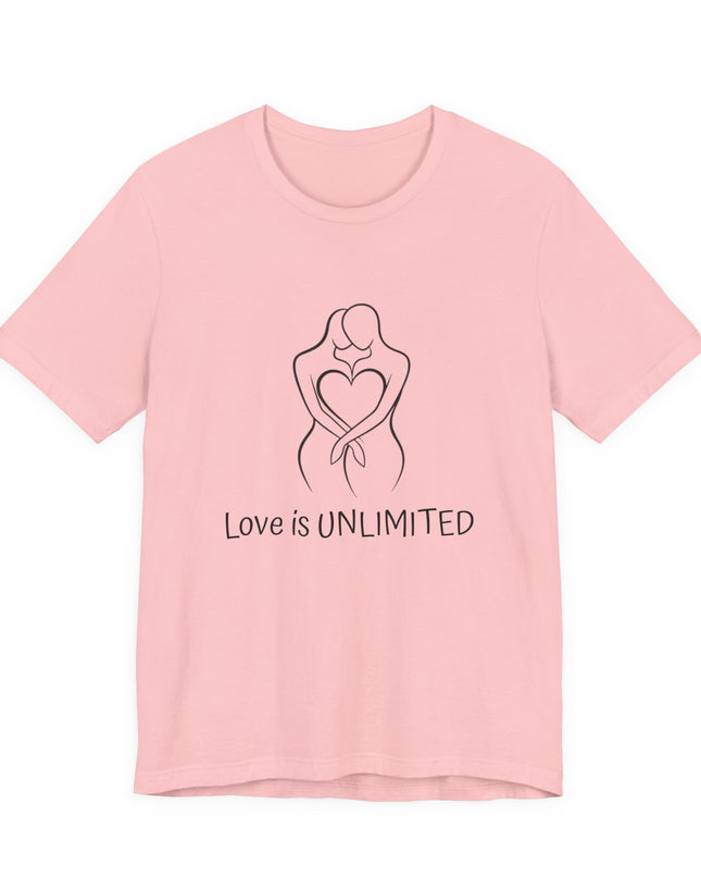 "Love is Unlimited" Unisex Jersey Short Sleeve Tee