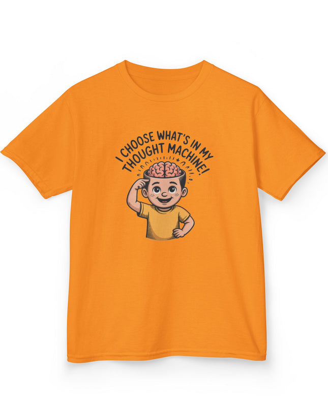 "I Choose What's in my Thought Machine" Kids Heavy Cotton Tee