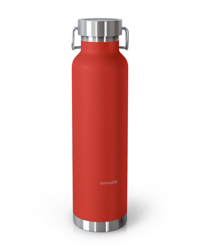 "She Saved Herself" Copper Vacuum Insulated Bottle, 22oz