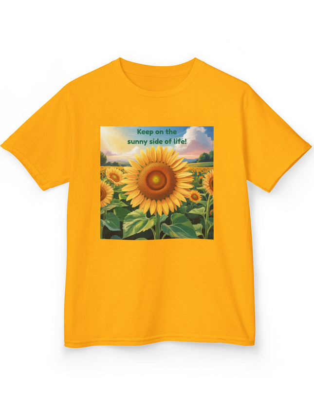 "Keep on the Sunny Side of Life" Kids Heavy Cotton Tee