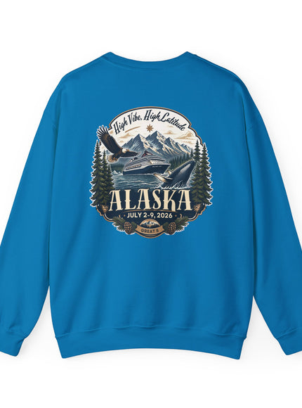 "Alaska" (Ink front and back) Unisex Heavy Blend Crewneck Sweatshirt