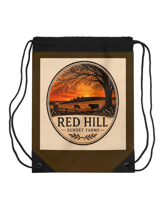 "Red Hill Sunset Farms" Drawstring Bag