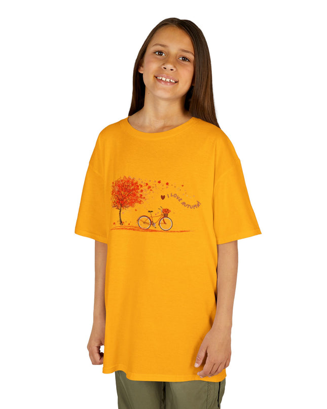 "I Love Autumn" Kids Heavy Cotton Tee