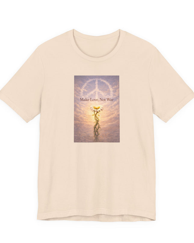 "Make Love Not War" Unisex Jersey Short Sleeve Tee