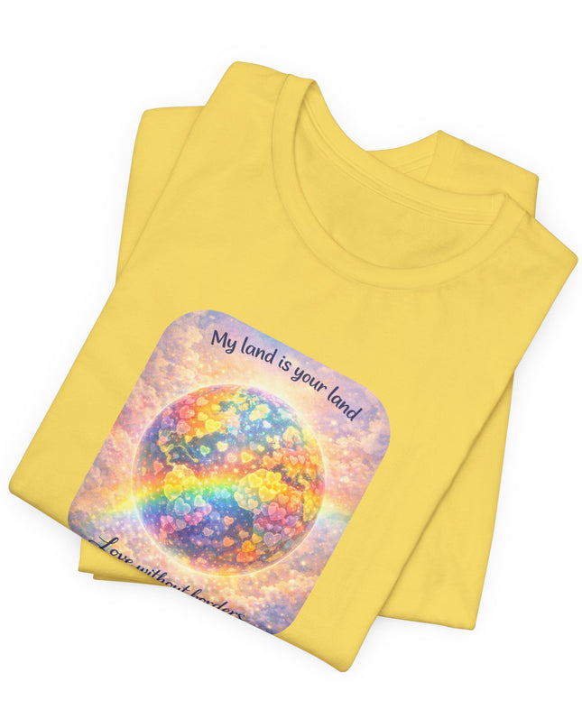 "My Land is Your Land" Unisex Jersey Short Sleeve Tee