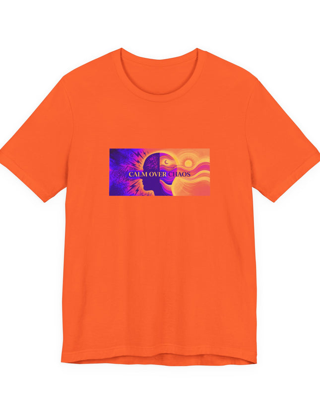 "Calm Over Chaos- Vivid" Unisex Jersey Short Sleeve Tee