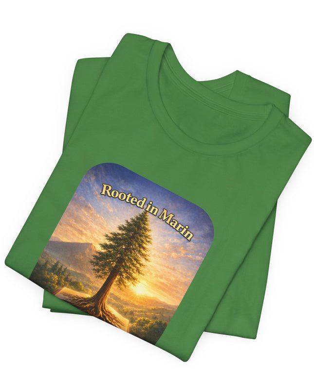 "Rooted in Marin, College of Marin" Unisex Jersey Short Sleeve Tee
