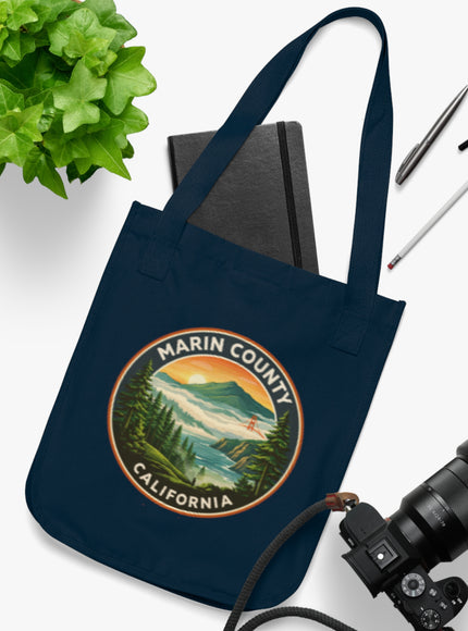 Copy of "Marin County, Above the Fog" Organic Canvas Tote Bag
