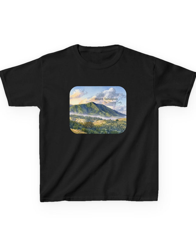 "Mount Tamalpais, the Sleeping Lady" Kids Heavy Cotton Tee