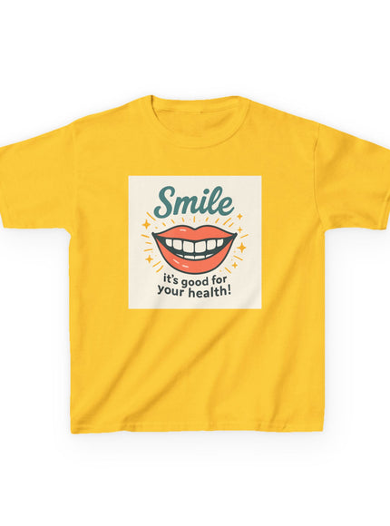 "Smile" Kids Heavy Cotton Tee
