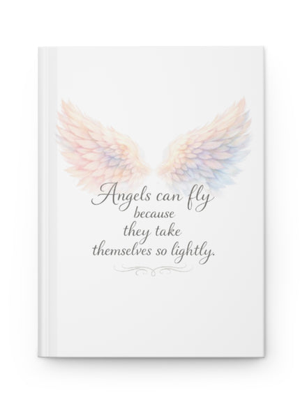 "Angels Can Fly" Hardcover Journal