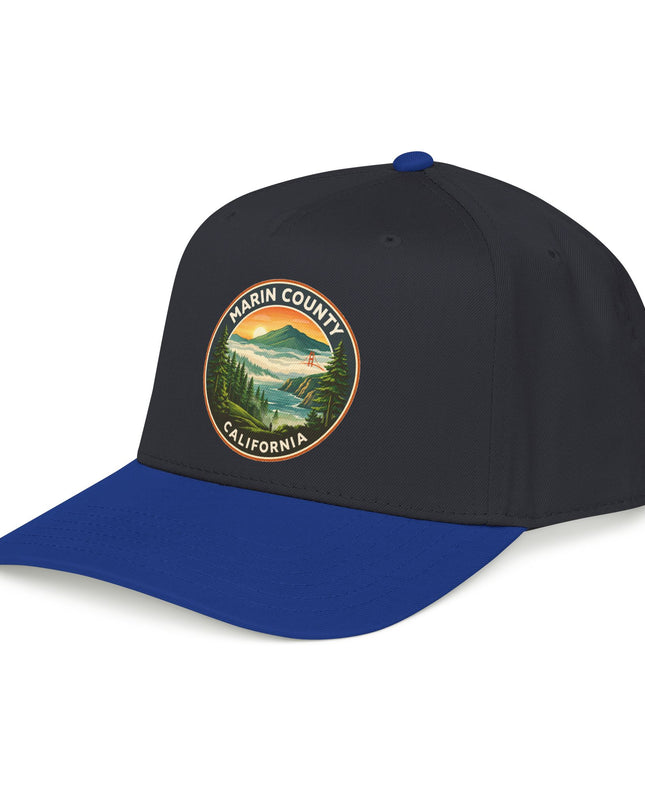 "Marin County, Above the Fog" Mid Profile Baseball Cap