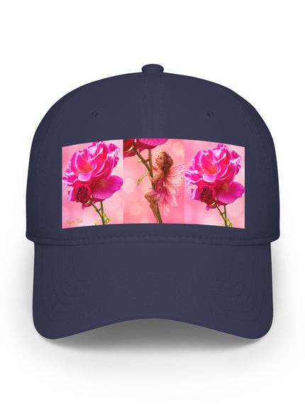 "Fairy Rose" Low Profile Baseball Cap