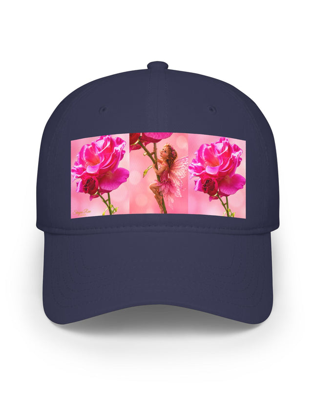 "Fairy Rose" Low Profile Baseball Cap