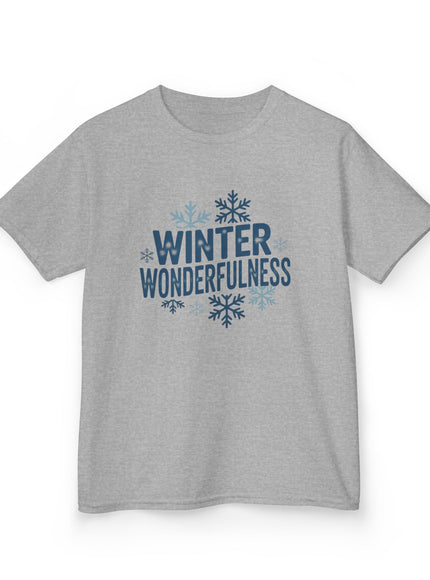 "Winter Wonderfulness" Kids Heavy Cotton Tee