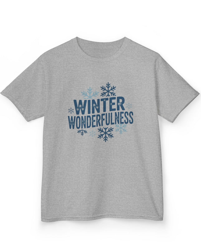 "Winter Wonderfulness" Kids Heavy Cotton Tee
