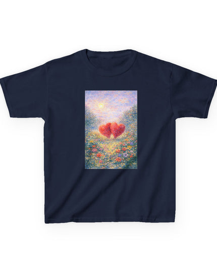 "Valentine's Day - Monet Style" Kids Heavy Cotton Tee
