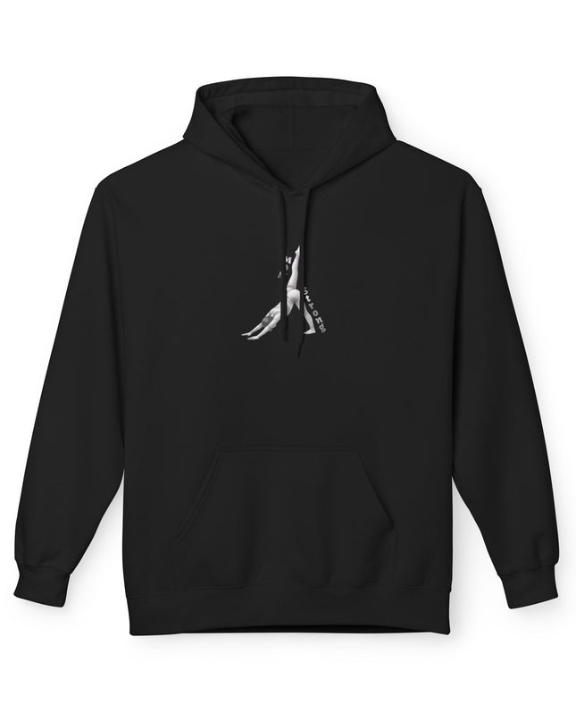 "Mom Strong Pilates" (Lighter ink on both sides) Unisex Midweight Softstyle Fleece Hoodie