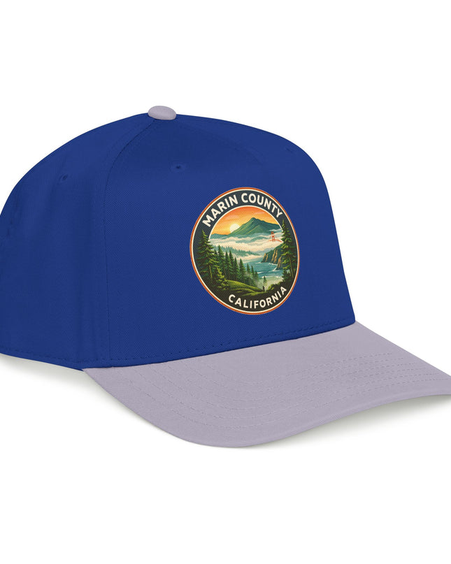 "Marin County, Above the Fog" Mid Profile Baseball Cap
