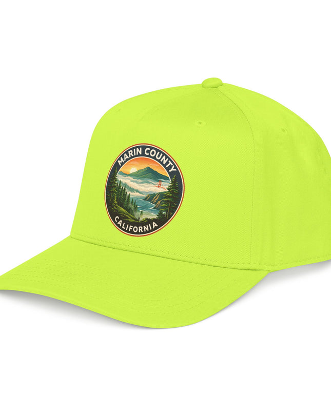"Marin County, Above the Fog" Mid Profile Baseball Cap