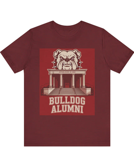 "Bulldog Alumni" Unisex Jersey Short Sleeve Tee