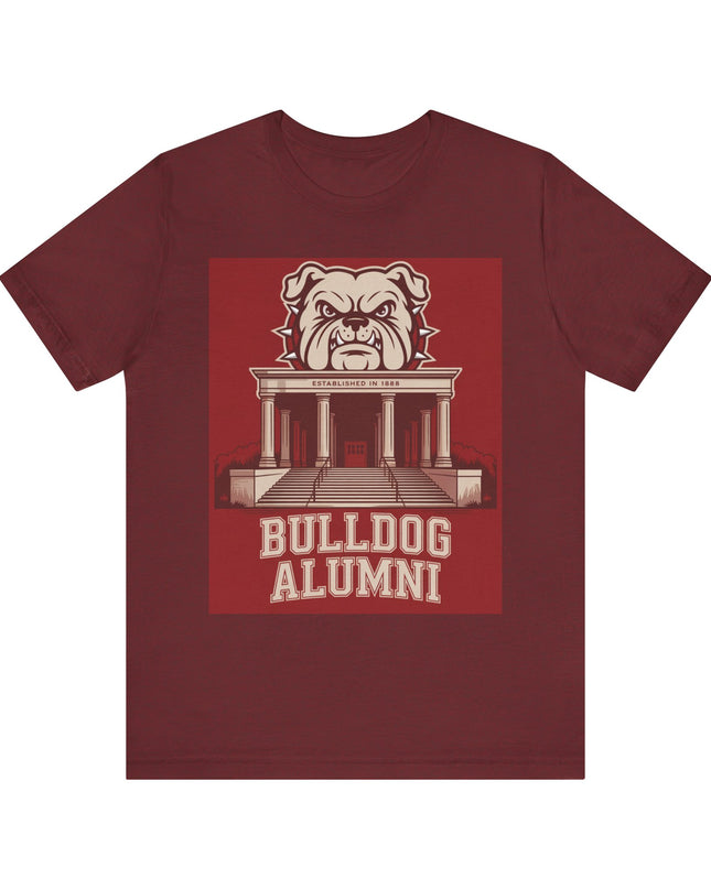 "Bulldog Alumni" Unisex Jersey Short Sleeve Tee