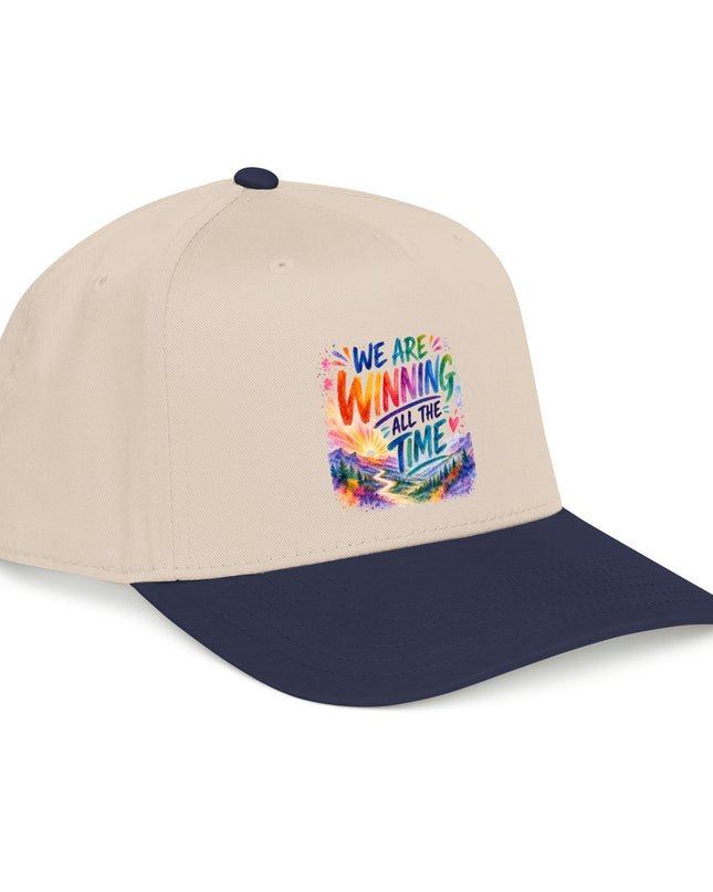 "We are Winning all the Time" Mid Profile Baseball Cap