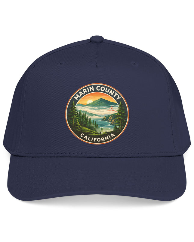 "Marin County, Above the Fog" Mid Profile Baseball Cap
