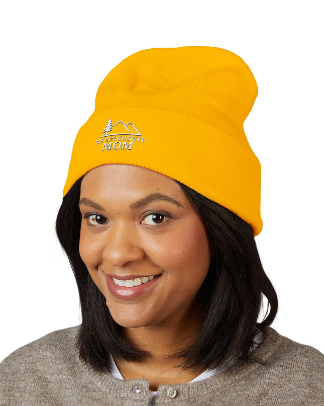 "Marin County Mom" Classic Cuffed Beanie (Embroidery)