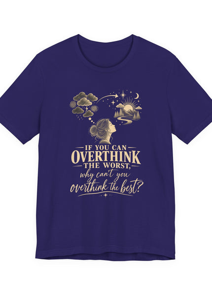 "Overthink" Unisex Jersey Short Sleeve Tee