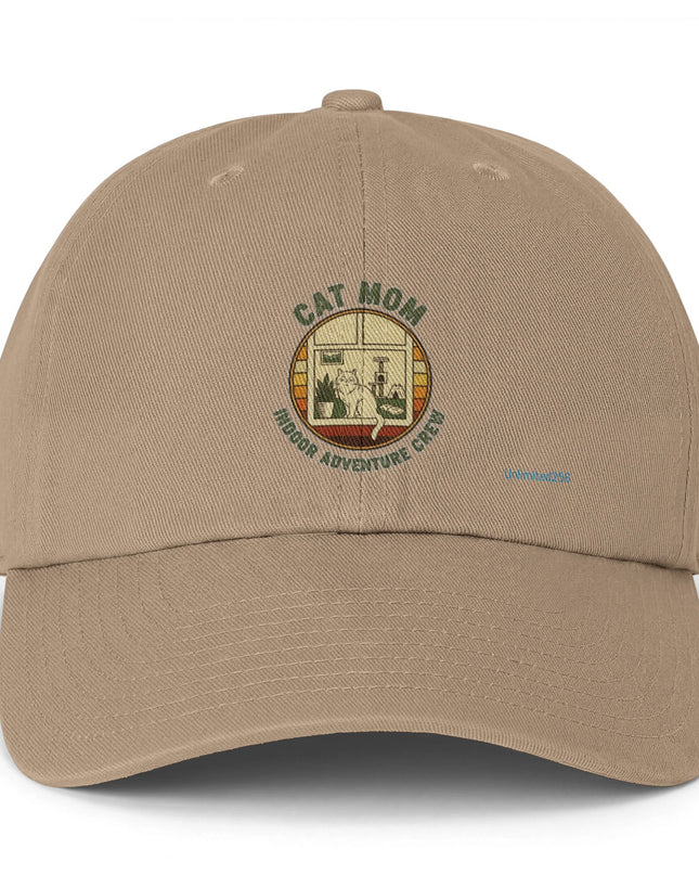 "Cat Mom Adventure Crew" Clean Up Cap