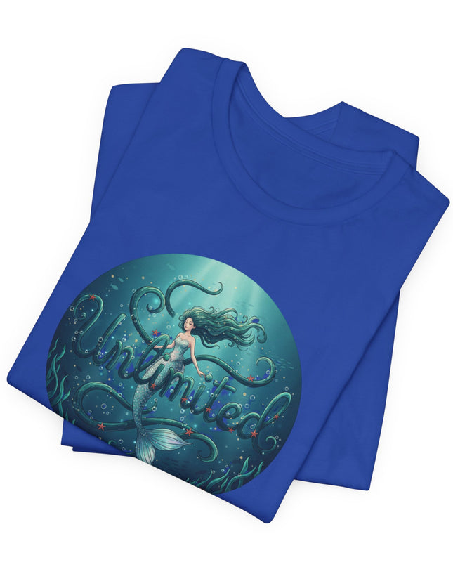 "Unlimited Mermaid" Unisex Jersey Short Sleeve Tee