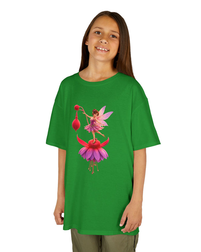 "Fuchsia Fairy" Kids Heavy Cotton Tee