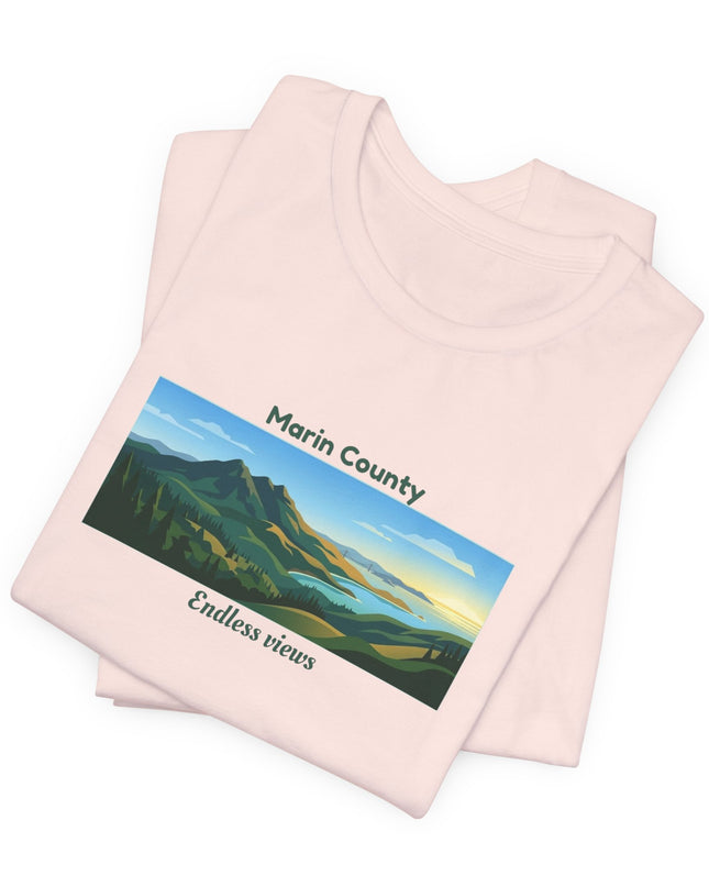 "Marin County - Endless Views" Unisex Jersey Short Sleeve Tee