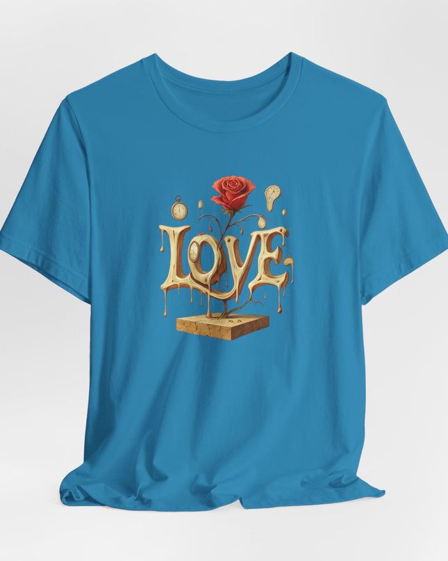 "Love - Salvador Dali Style" Unisex Jersey Short Sleeve Tee