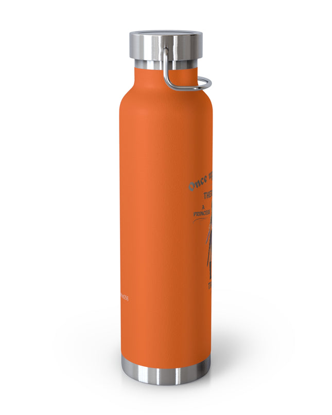 "She Saved Herself" Copper Vacuum Insulated Bottle, 22oz