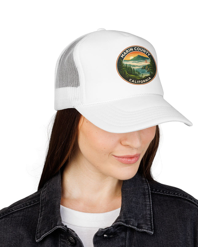 "Marin County, Above the Fog" Foam Trucker Hat