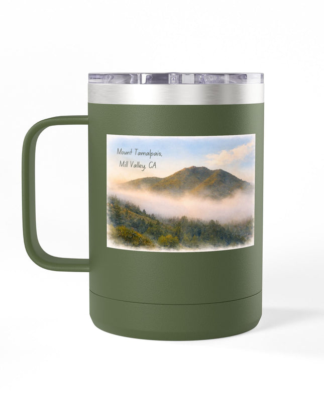 "Mount Tamalpais, Mill Valley, California" Coffee Mug Tumbler, 15oz