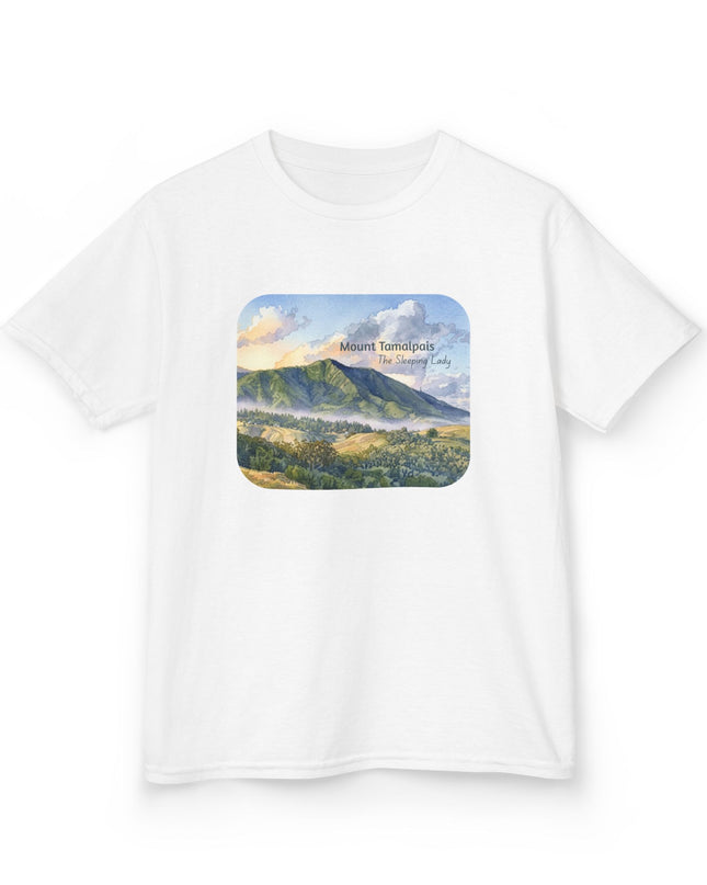 "Mount Tamalpais, the Sleeping Lady" Kids Heavy Cotton Tee