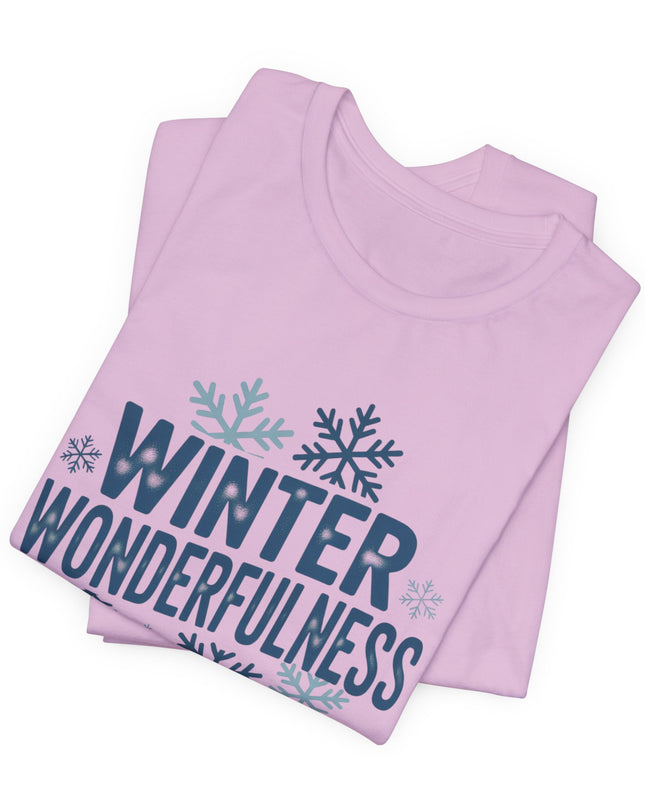 "Winter Wonderfulness" Unisex Jersey Short Sleeve Tee