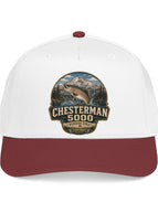 One size / Maroon / White
