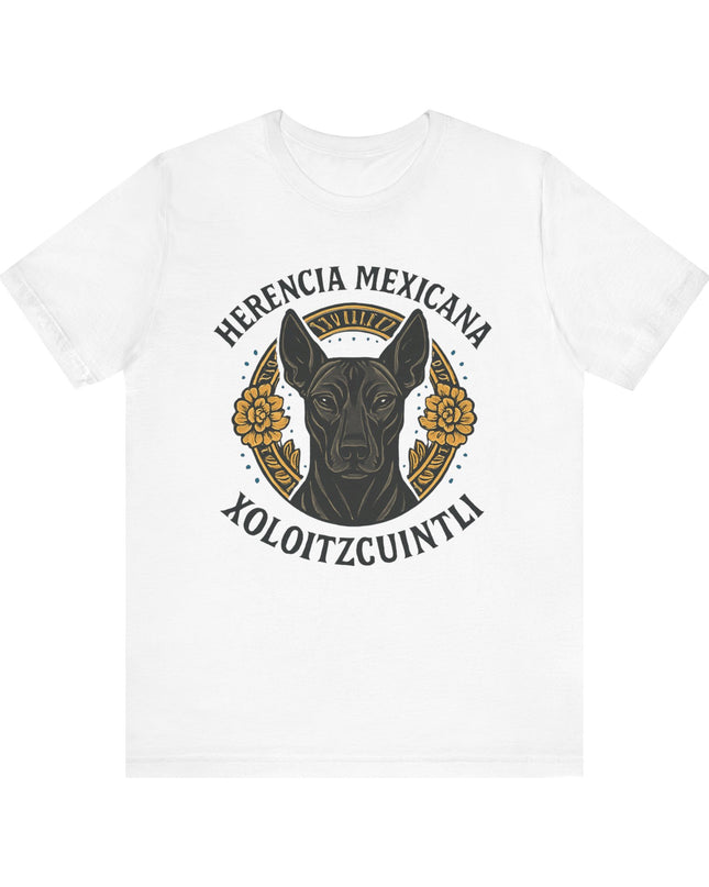 "Herencia mexicana - Xoloitzcuintli" Unisex Jersey Short Sleeve Tee