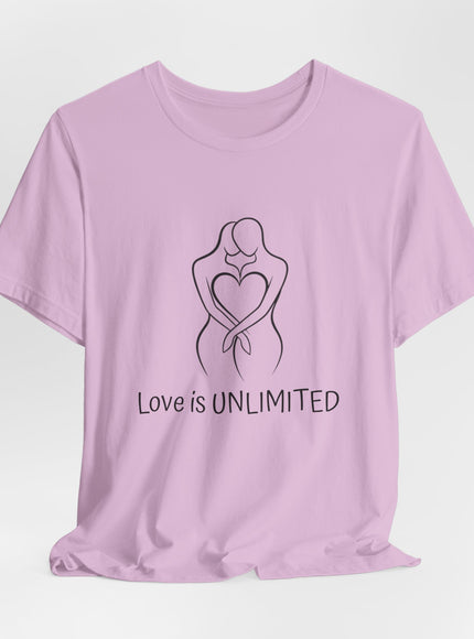 "Love is Unlimited" Unisex Jersey Short Sleeve Tee
