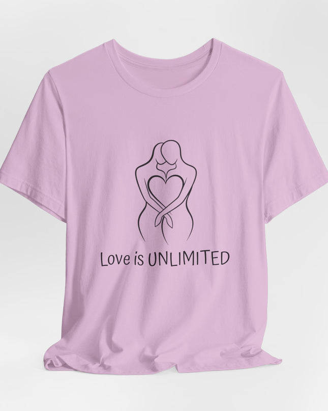 "Love is Unlimited" Unisex Jersey Short Sleeve Tee