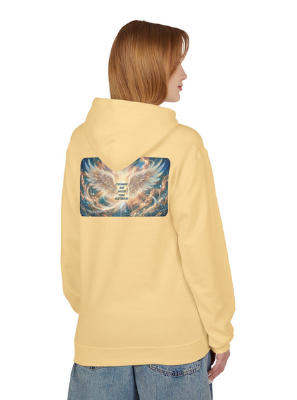 "Stronger and Wiser than Yesterday" Unisex Midweight Softstyle Fleece Hoodie