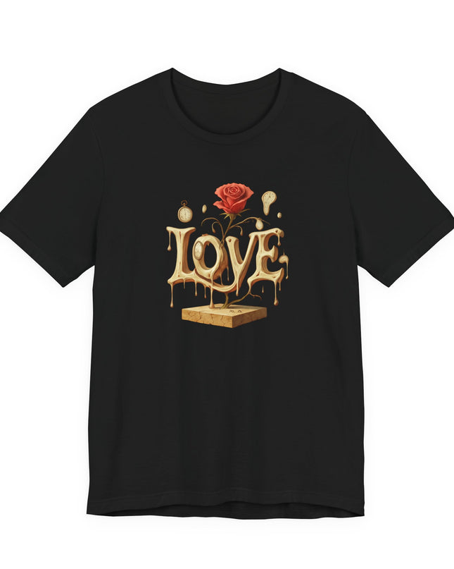 "Love - Salvador Dali Style" Unisex Jersey Short Sleeve Tee