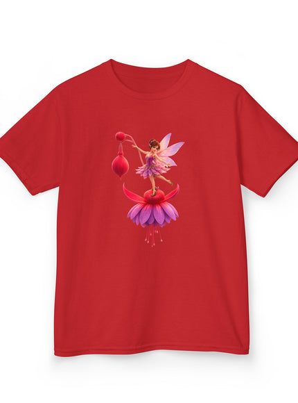 "Fuchsia Fairy" Kids Heavy Cotton Tee