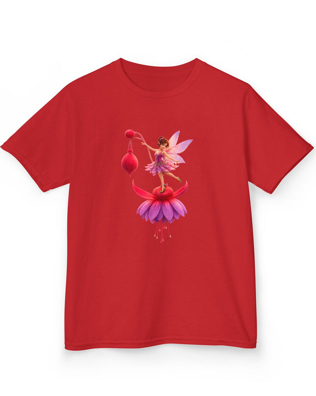 "Fuchsia Fairy" Kids Heavy Cotton Tee