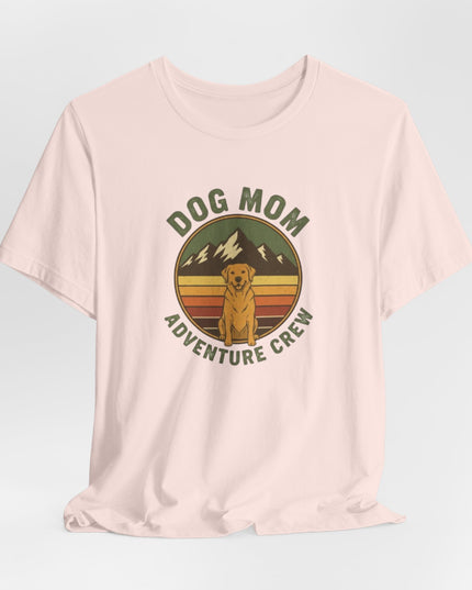"Dog Mom Adventure Crew" Unisex Jersey Short Sleeve Tee