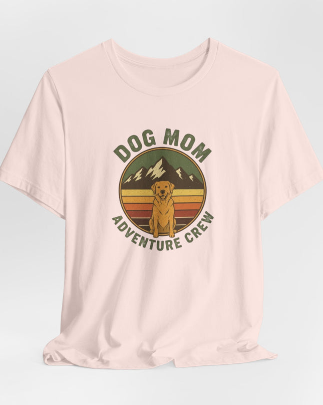 "Dog Mom Adventure Crew" Unisex Jersey Short Sleeve Tee